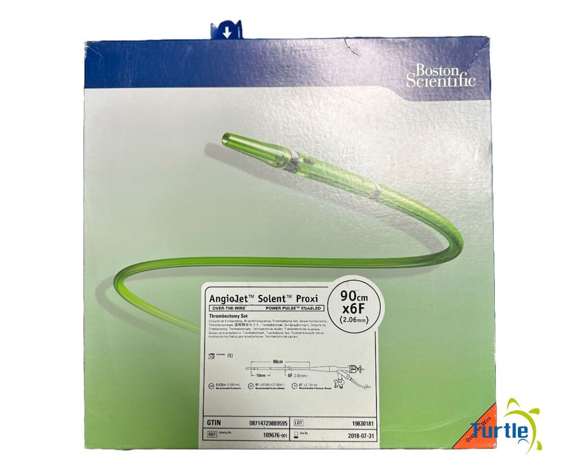 Boston Scientific AngioJet Solent Proxi OVER-THE-WIRE POWER PULSE ENABLED Thrombectomy Set 90cm x 6F REF 109676-001 EXPIRED
