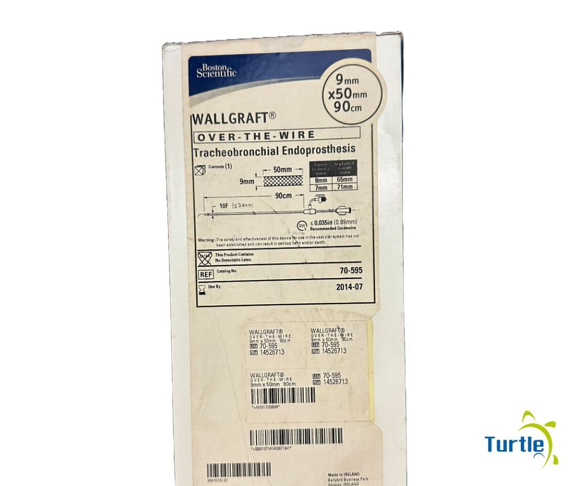 Boston Scientific WALLGRAFT OVER-THE-WIRE Tracheobronchial Endoprosthesis 9mm x 50 mm 90cm REF 70-595 EXPIRED