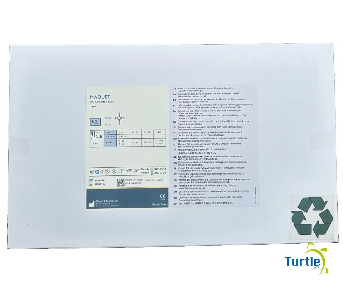 MAQUET EDI CATHETER ENEt 6Fr/49cm REF 6883898 EXPIRED 2022-03-09