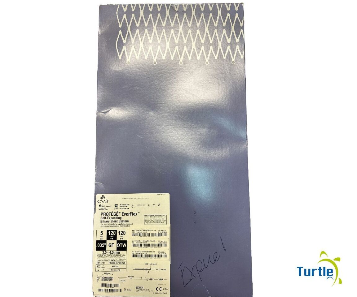 ev3 EverFlex Biliary Stent 5mm x 120mm 120cm REF PRB35-05-120-120 EXPIRED