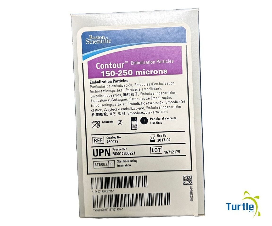 Boston Scientific Contour Embolization Particles 150-250 microns REF 760022 EXPIRED