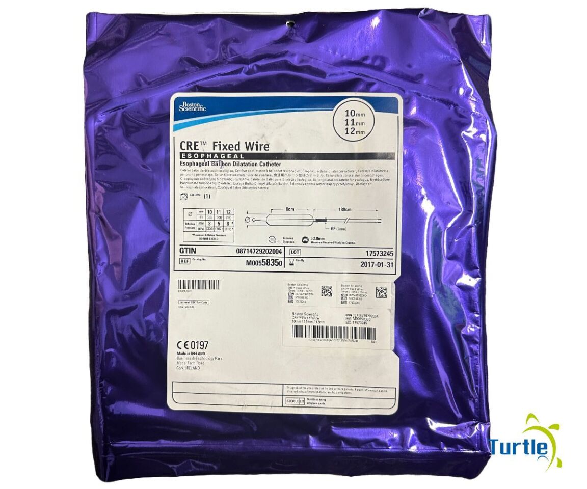 Boston Scientific CRE Fixed Wire ESOPHAGEAL Esophageal Balloon Dilatation Catheter 10 mm 11 mm 12 mm REF M00558370 EXPIRED