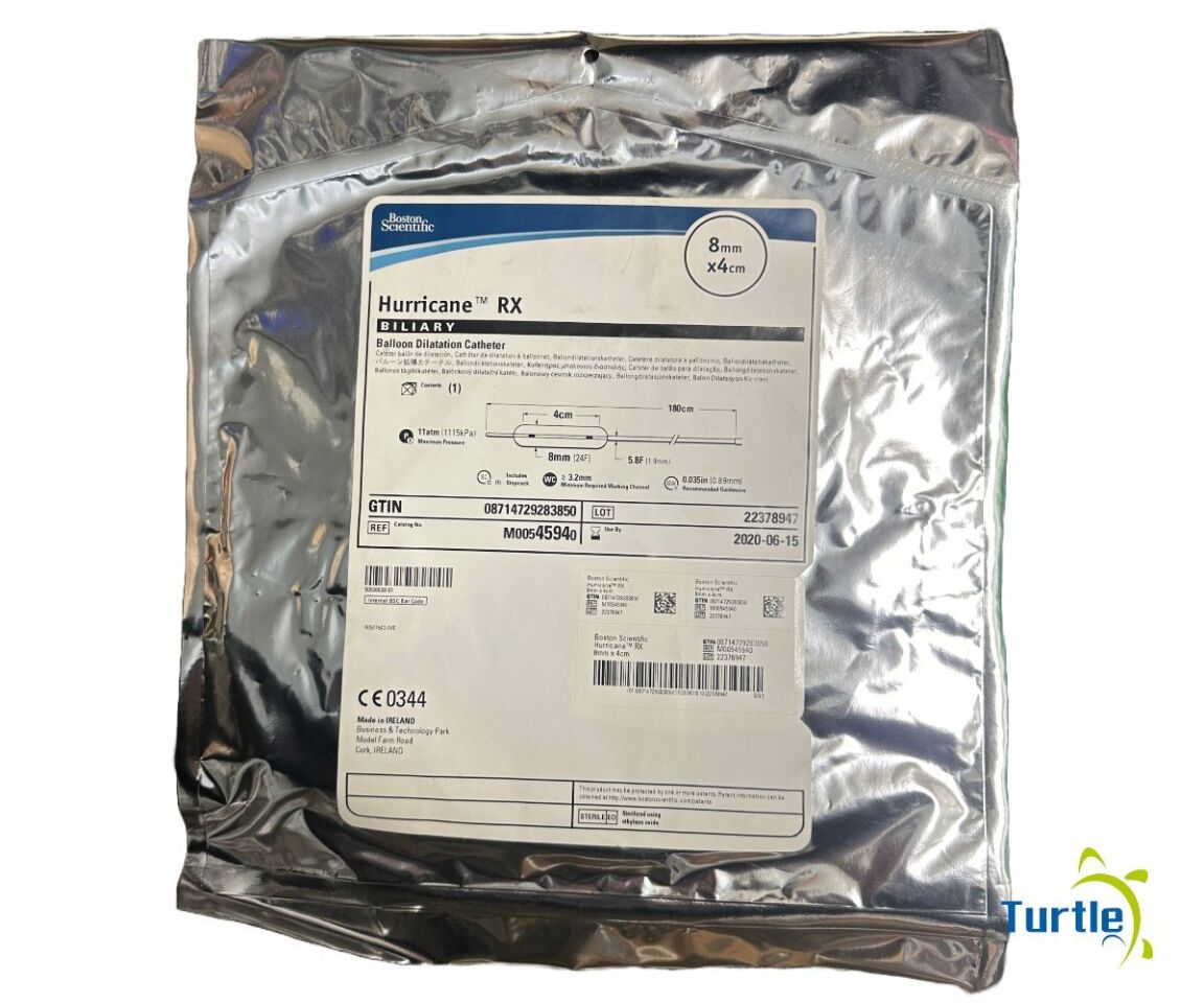 Boston Scientific Hurricane RX BILIARY Balloon Dilatation Catheter 8mm x 4cm REF M00545940 EXPIRED