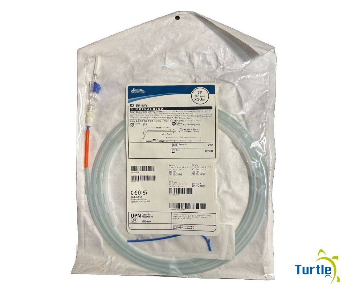 Boston Scientific RX Biliary DUODENAL BEND Biliary Stent with RX Delivery System 7F(2.3mm) x 10 cm REF 4557 EXPIRED