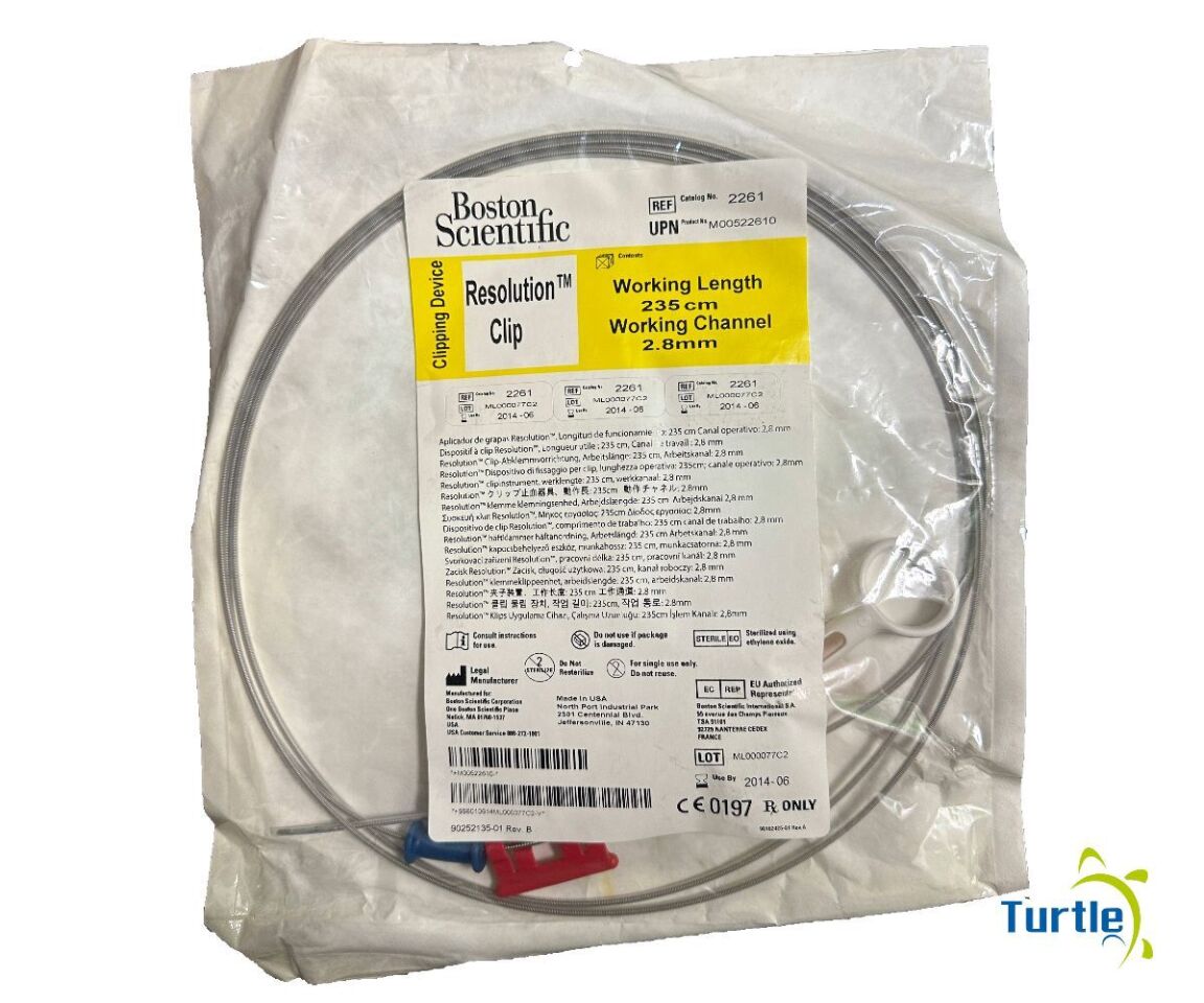 Boston Scientific Clipping Device Resolution Clip 235 cm 2.8mm REF 2261 EXPIRED