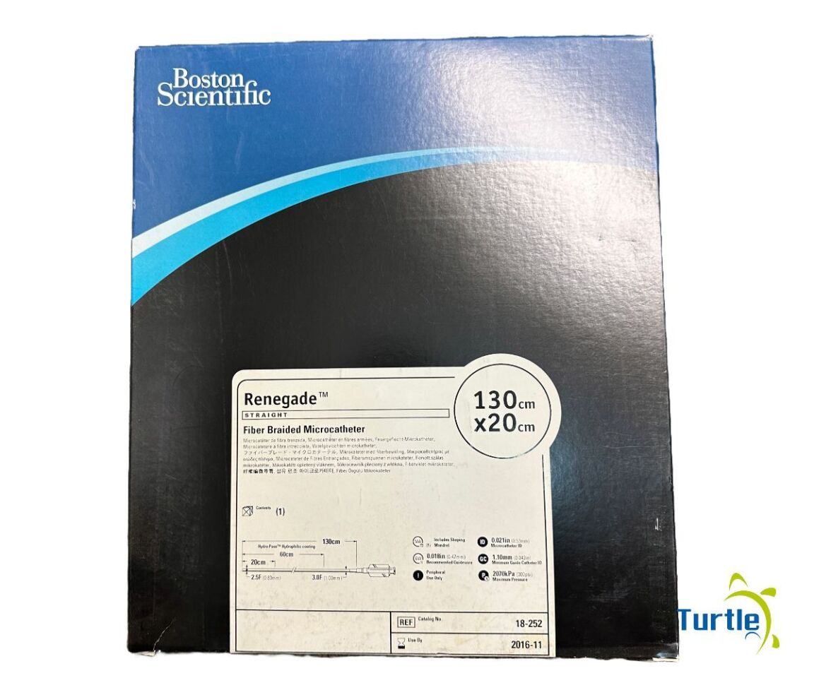 Boston Scientific Renegade STRAIGHT Fiber Braided Microcatheter 130cm x 20 cm REF 18-252 EXPIRED