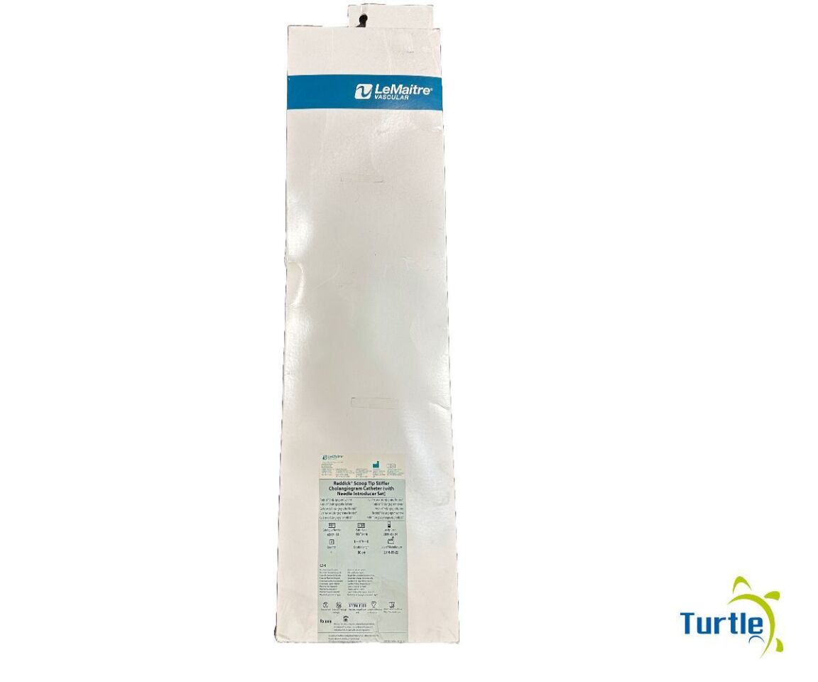 LeMaitre VASCULAR Reddick Scoop Tip Stiffer Cholangiogram Catheter (with Needle Introducer Set) 50 cm REF e2401-53 EXPIRED