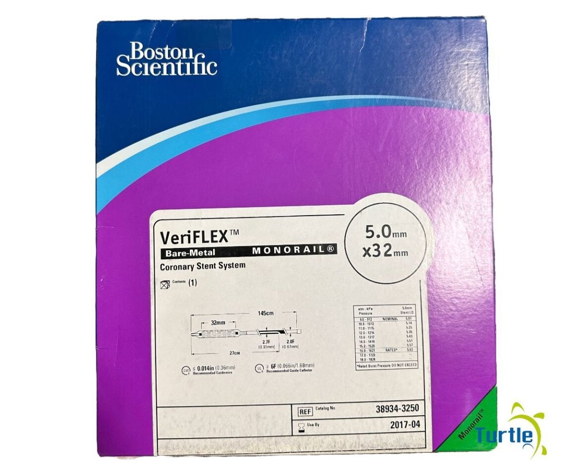 Boston Scientific VeriFLEX Bare-Metal MONORAIL Coronary Stent System 5.0 mm x 32 mm REF 38934-3250 EXPIRED