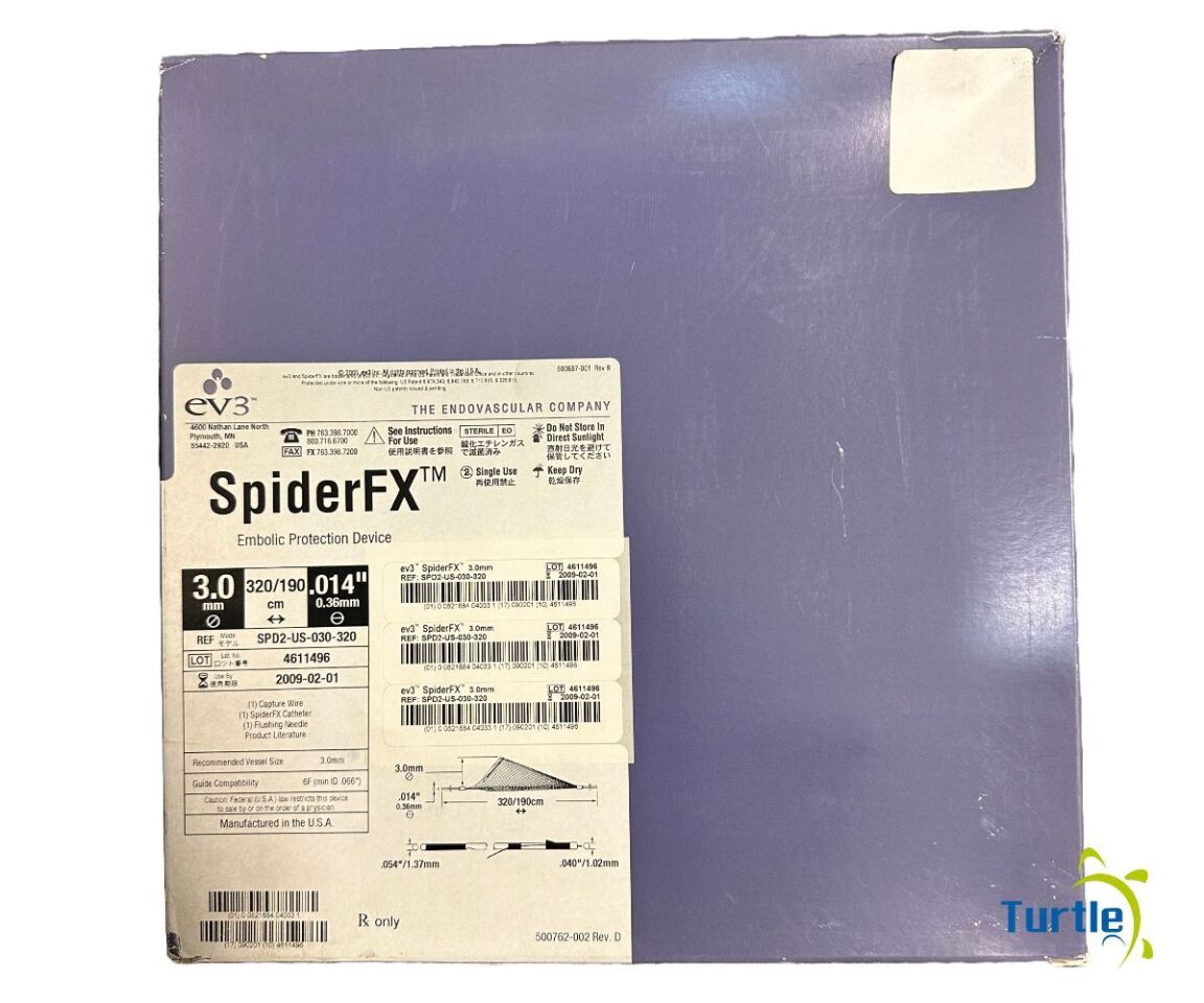 ev3 SpiderFX Embolic Protection Device 3.0mm 320/190 cm .014in REF SPD2-US-030-320 EXPIRED
