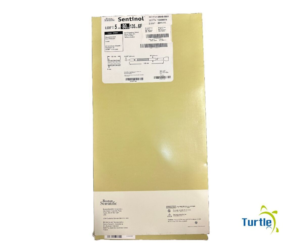 Boston Scientific Sentinol Biliary Stent 0.035in 5mm 80mm 135mm 6F REF 38948-5801 Expired