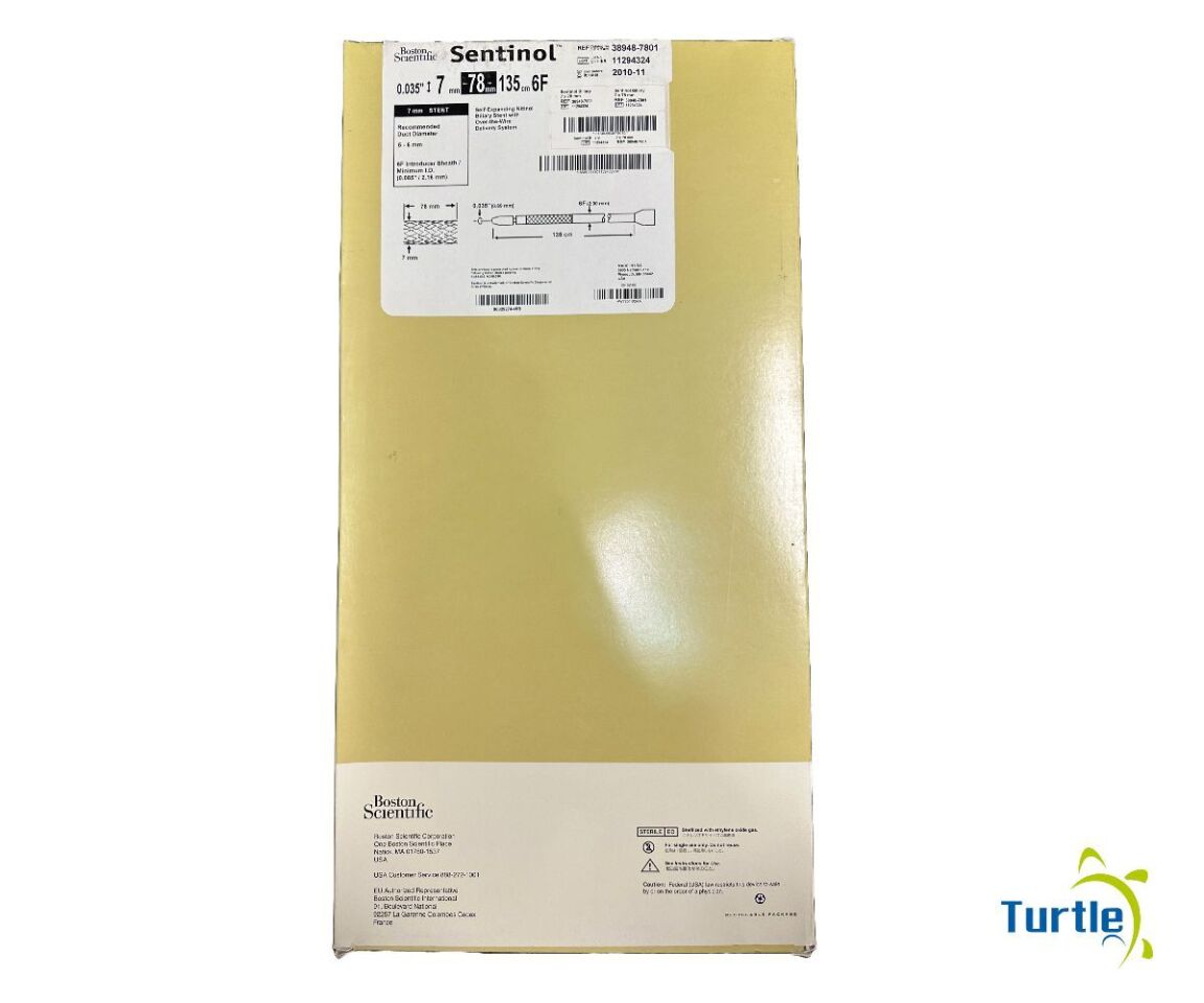 Boston Scientific Sentinol Biliary Stent 0.035in 7mm 78mm 135mm 6F REF 38948-7801 Expired