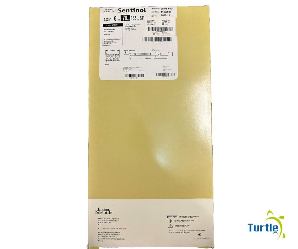 Boston Scientific Sentinol Biliary Stent 0.035in 6mm 79mm 135cm 6F REF 38948-6801 Expired