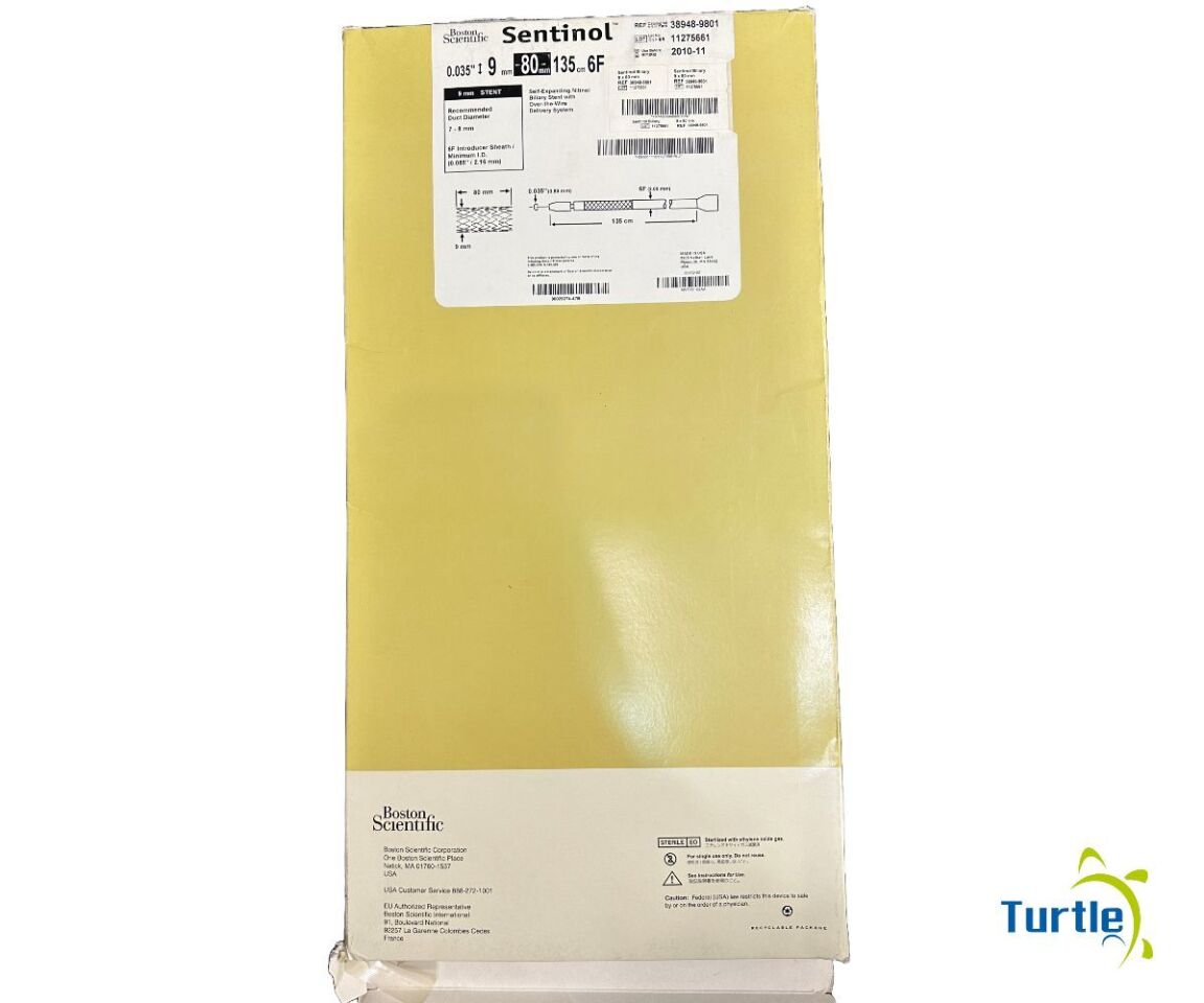 Boston Scientific Sentinol Biliary Stent 0.035in 9mm 80mm 135cm 6F REF 38948-9801 Expired