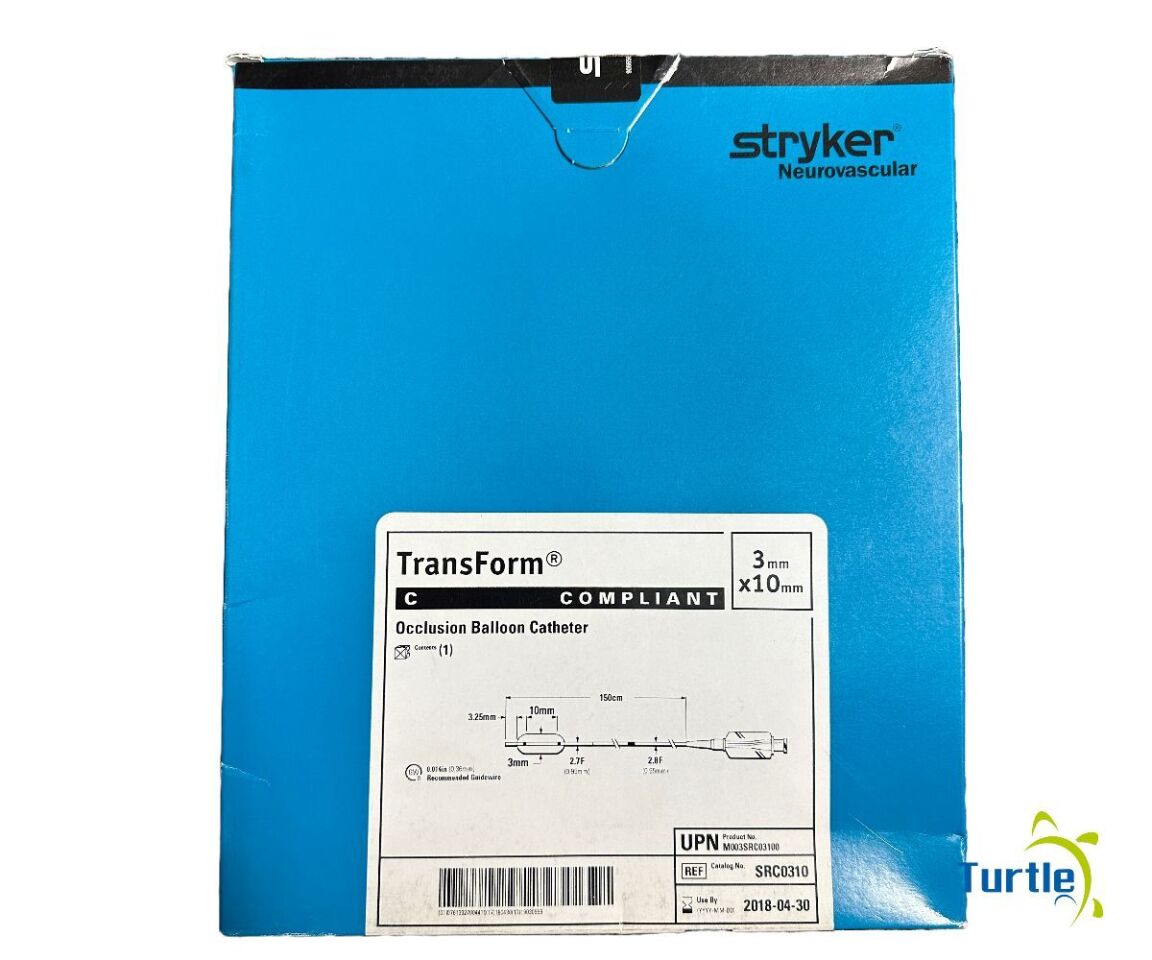 Stryker Neurovascular TransForm C COMPLIANT Occlusion Balloon Catheter 3mm x 10mm REF SRC0310 EXPIRED