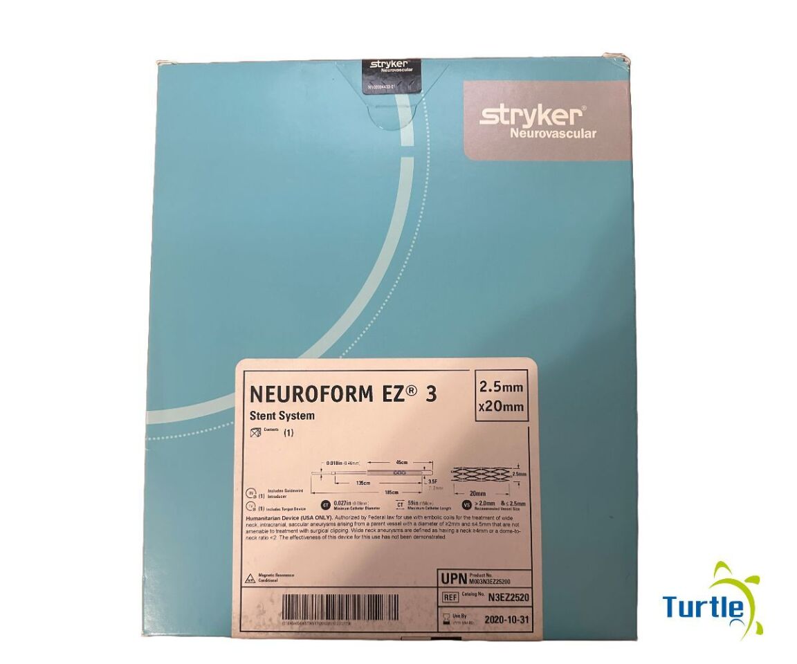 Stryker Neurovascular NEUROFORM EZ 3 Stent System 2.5mm x 20mm REF N3EZ2520 EXPIRED