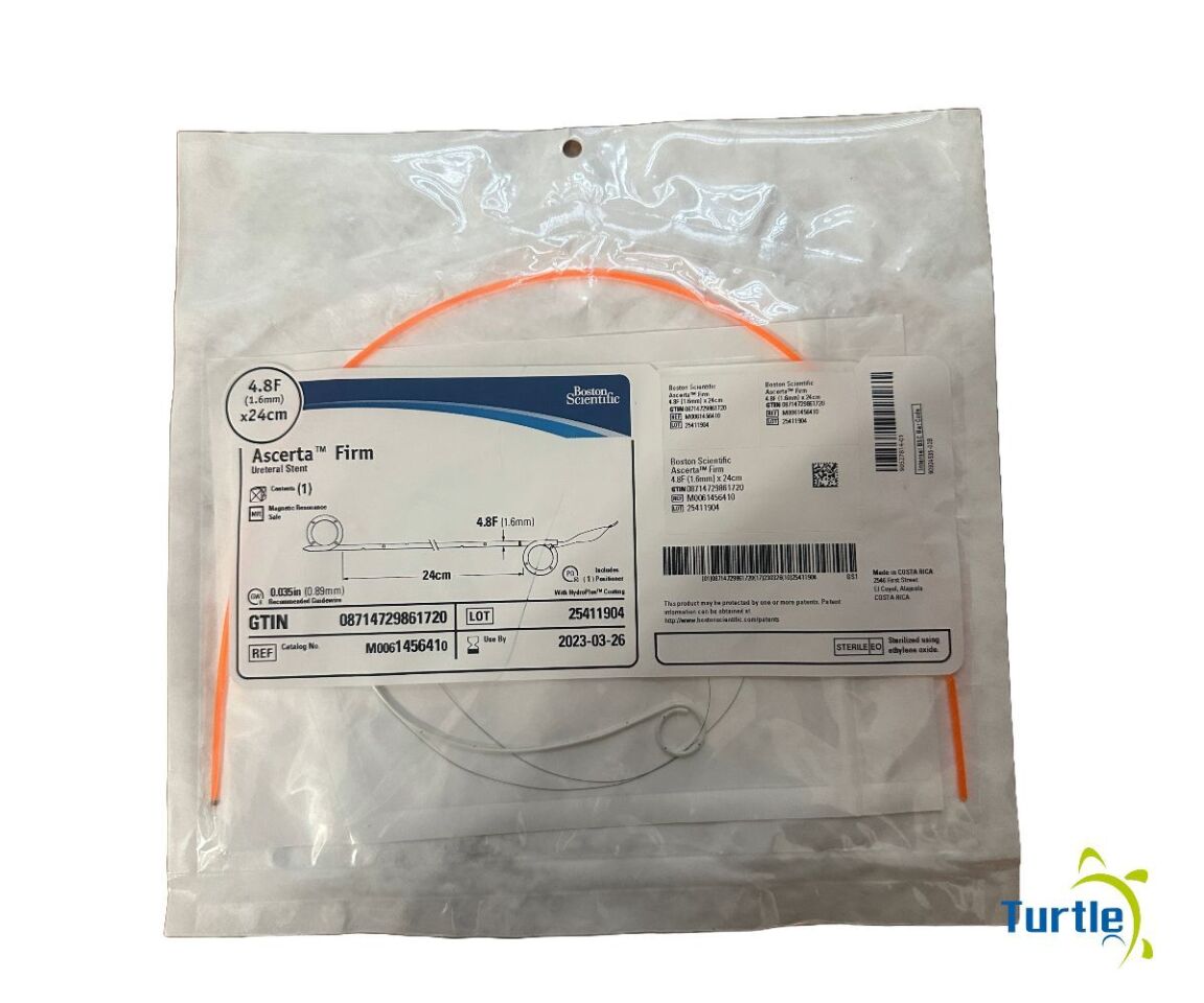 Boston Scientific Ascerta Firm Ureteral Stent 4.8F(1.6mm) x 24cm REF M0061456410 EXPIRED