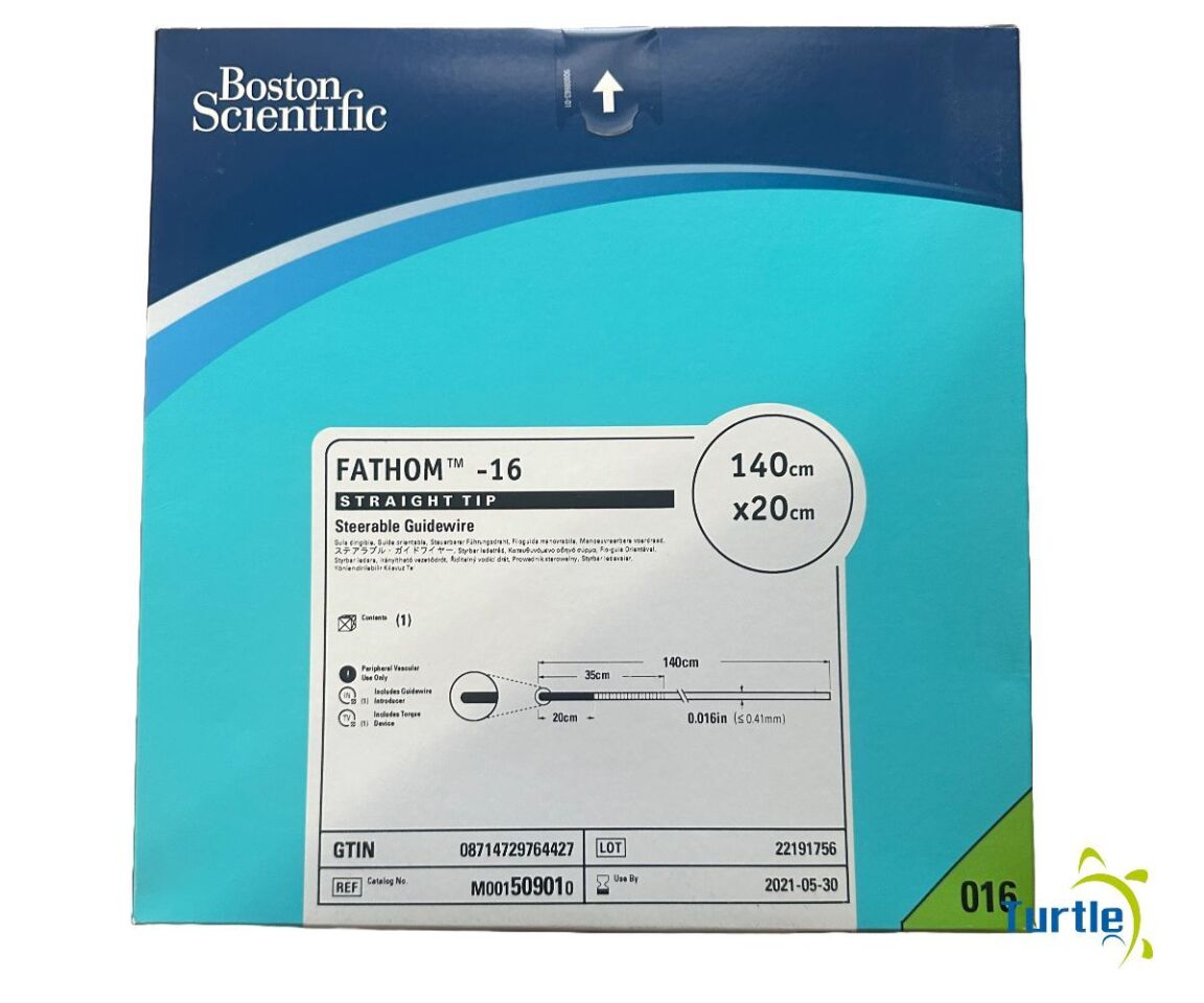 Boston Scientific FATHOM-16 STRAIGHT TIP Steerable Guidewire 140cm x 20 cm REF M001509010 EXPIRED