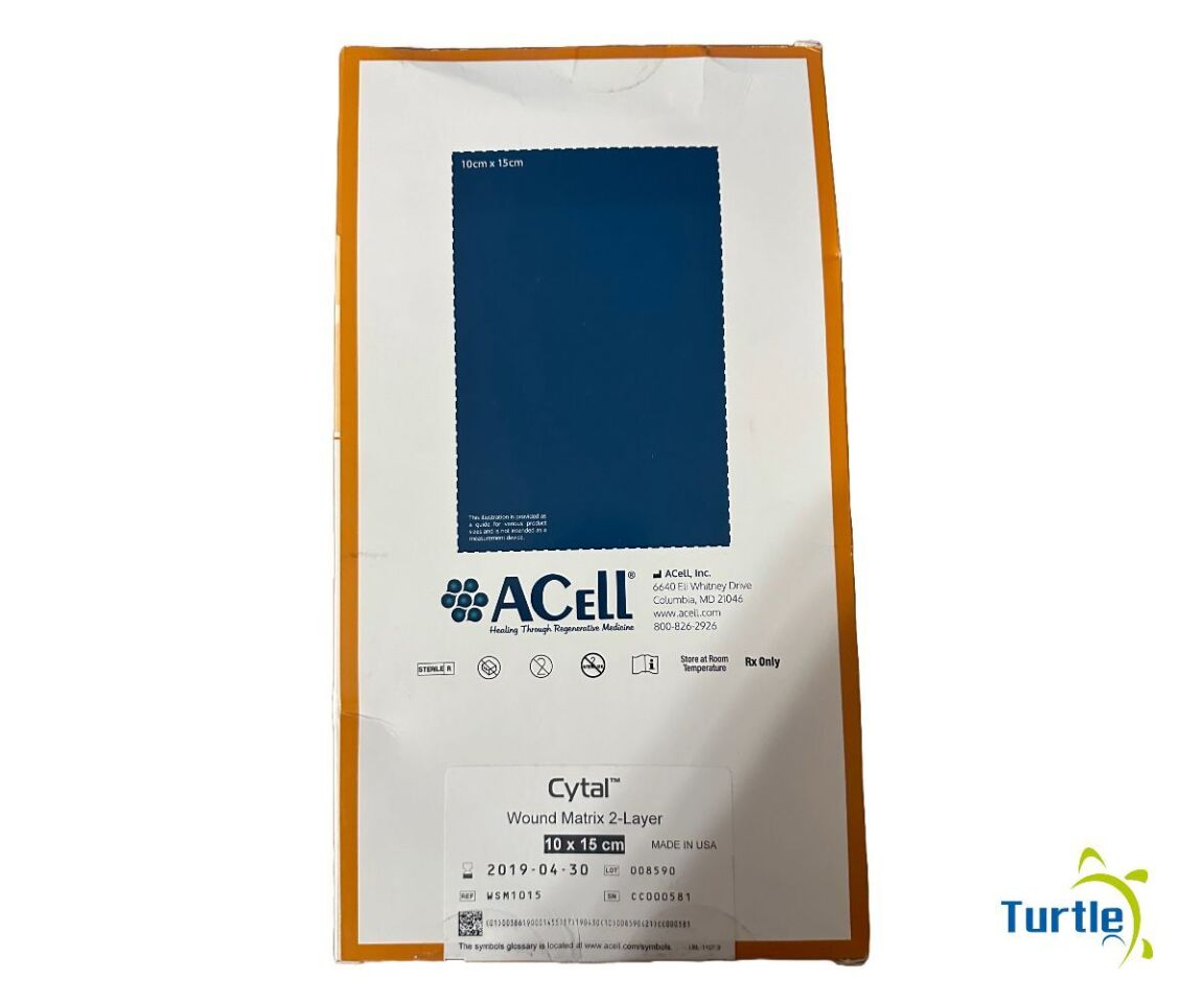 ACELL Cytal Wound Matrix 2-Layer 10 x 15 cm REF WSM1015 EXPIRED
