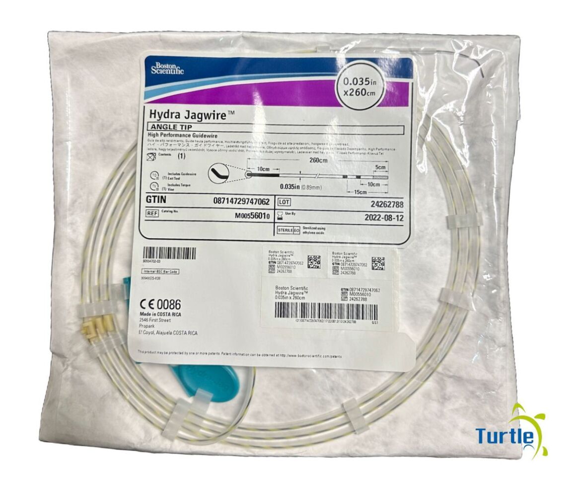 Boston Scientific Hydra Jagwire ANGLE TIP High Pertormance Guidewire 0.035in x 260cm REF M00556010 EXPIRED 2022-08-12