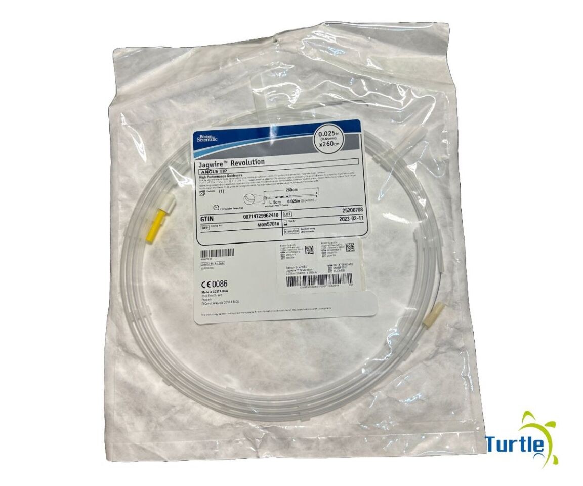 Boston Scientific Jagwire Revolution ANGLE TIP High Performance Guidewire 0.025in x 260cm REF M005557010 EXPIRED 2023-02-11
