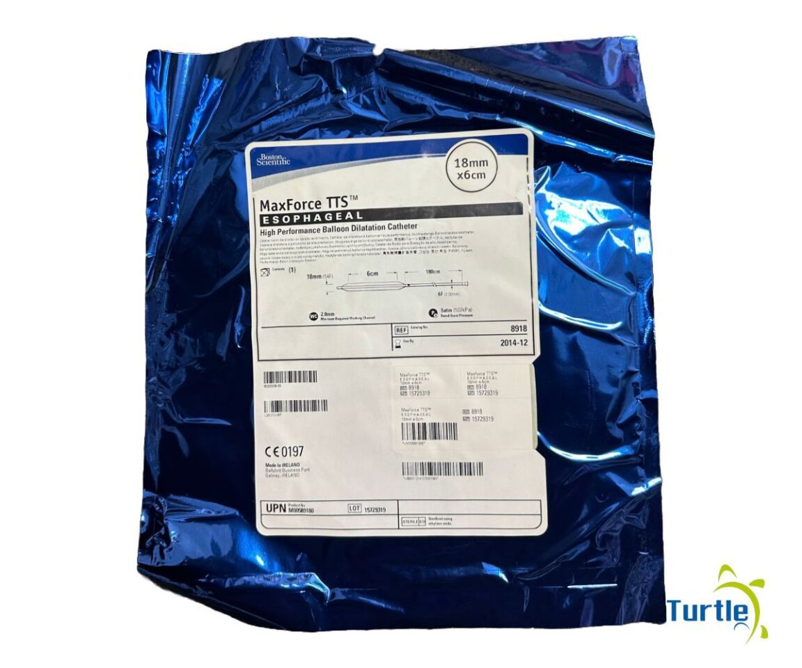 Boston Scientific MaxForce TTS ESOPHAGEAL High Performance Balloon Dilatation Catheter 18mm x 6cm REF 8918 EXPIRED
