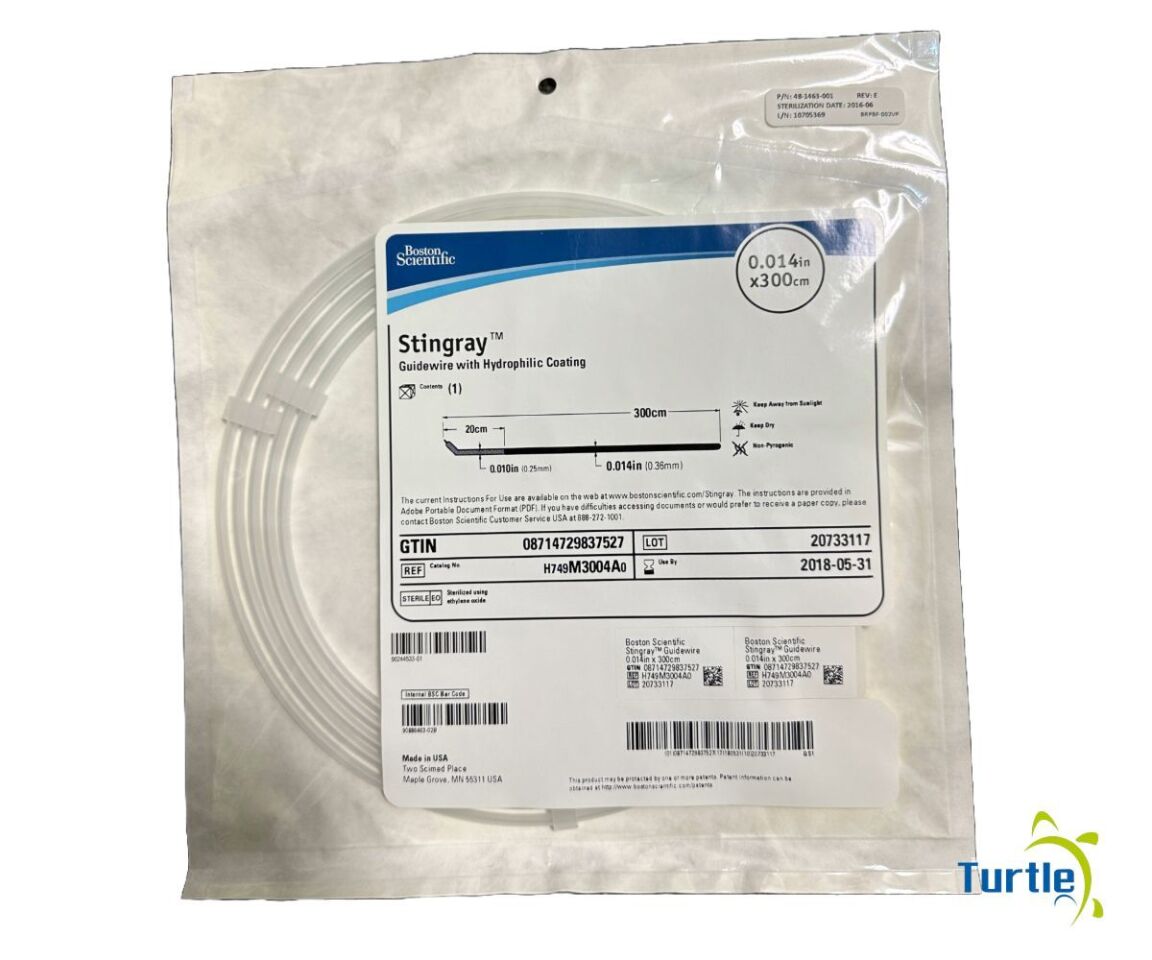 Boston Scientific Stingray Guidewire with Hydrophilic Coating 0.014in x 300cm REF H749M3004A0 EXPIRED