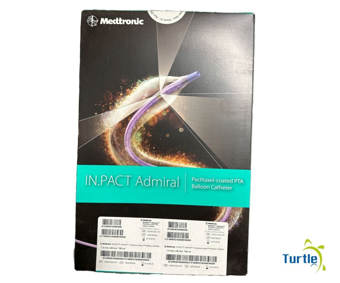 Medtronic IN.PACT Admiral Paclitaxel-coated PTA Balloon Catheter 7.0 mm 40 mm 130 cm REF ADM070040137P EXPIRED