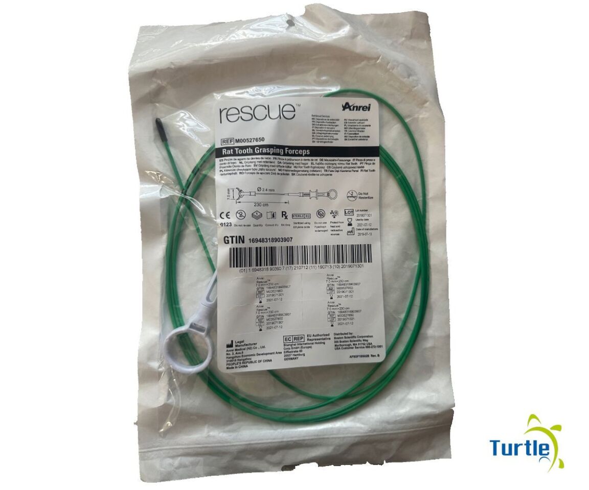 Anrei Rescue Rat Tooth Grasping Forceps - Pediatrics 230 CM REF M00527650 EXPIRED