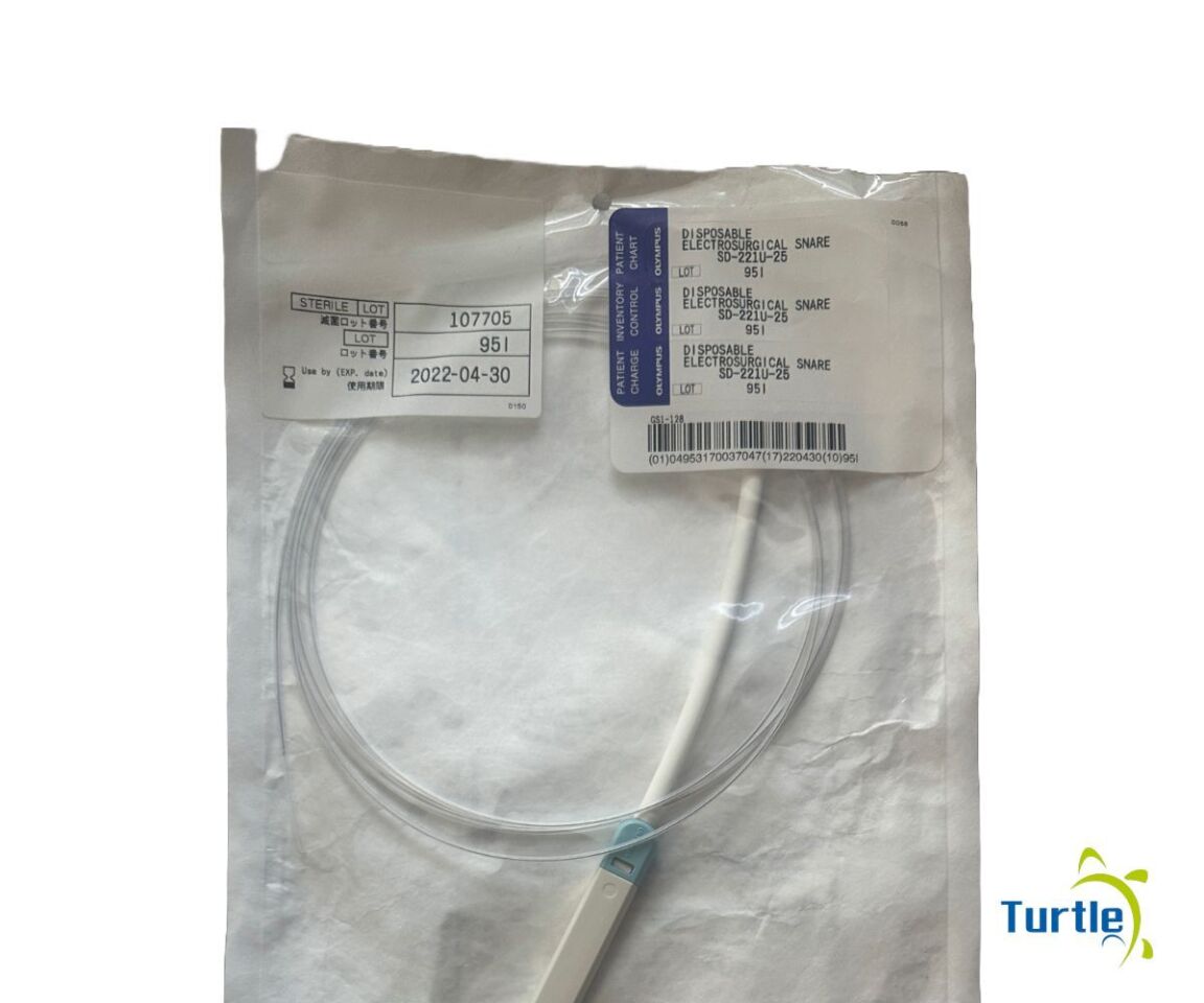 Olympus Disposable Electrosurgical Snare REF SD-221U-25 EXPIRED 2022-04-30
