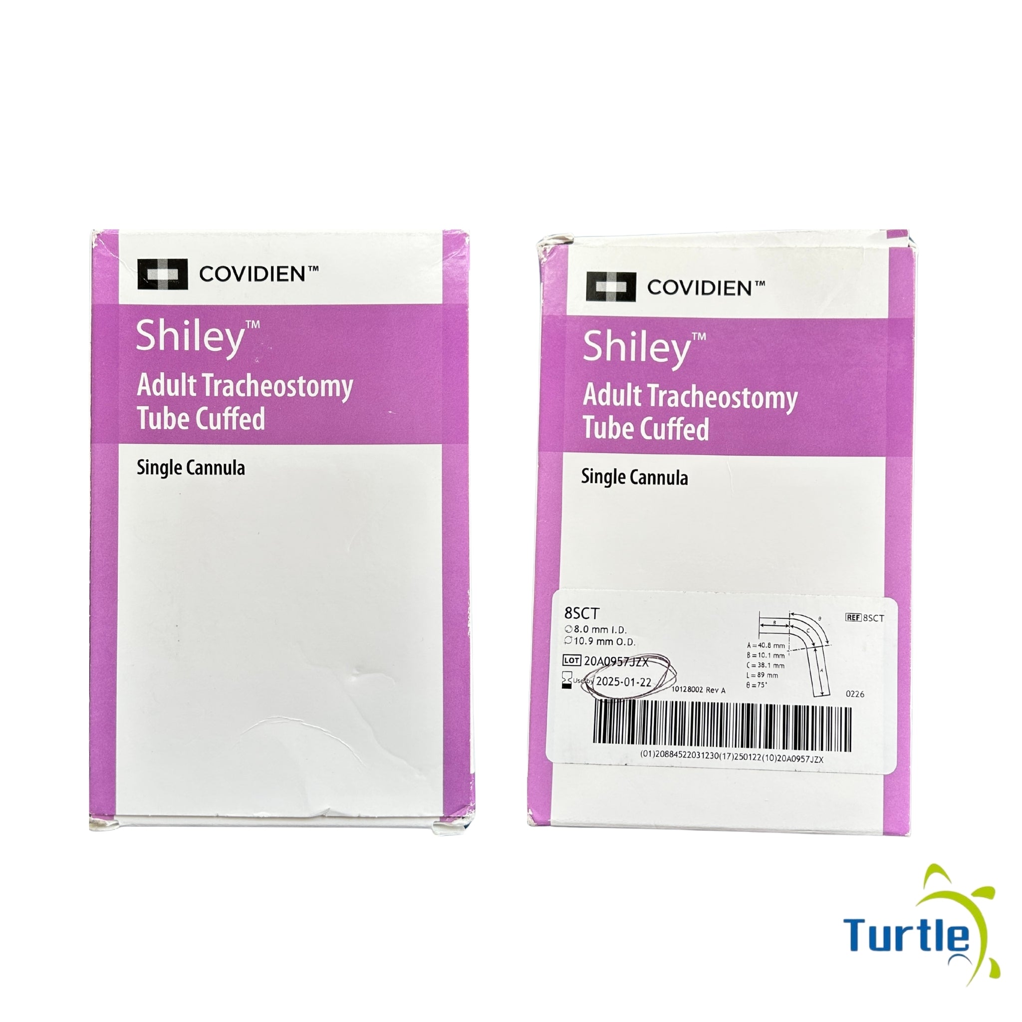 COVIDIEN Shiley Adult Tracheostomy Tube Cuffed - Single Cannula - 2025-01-22