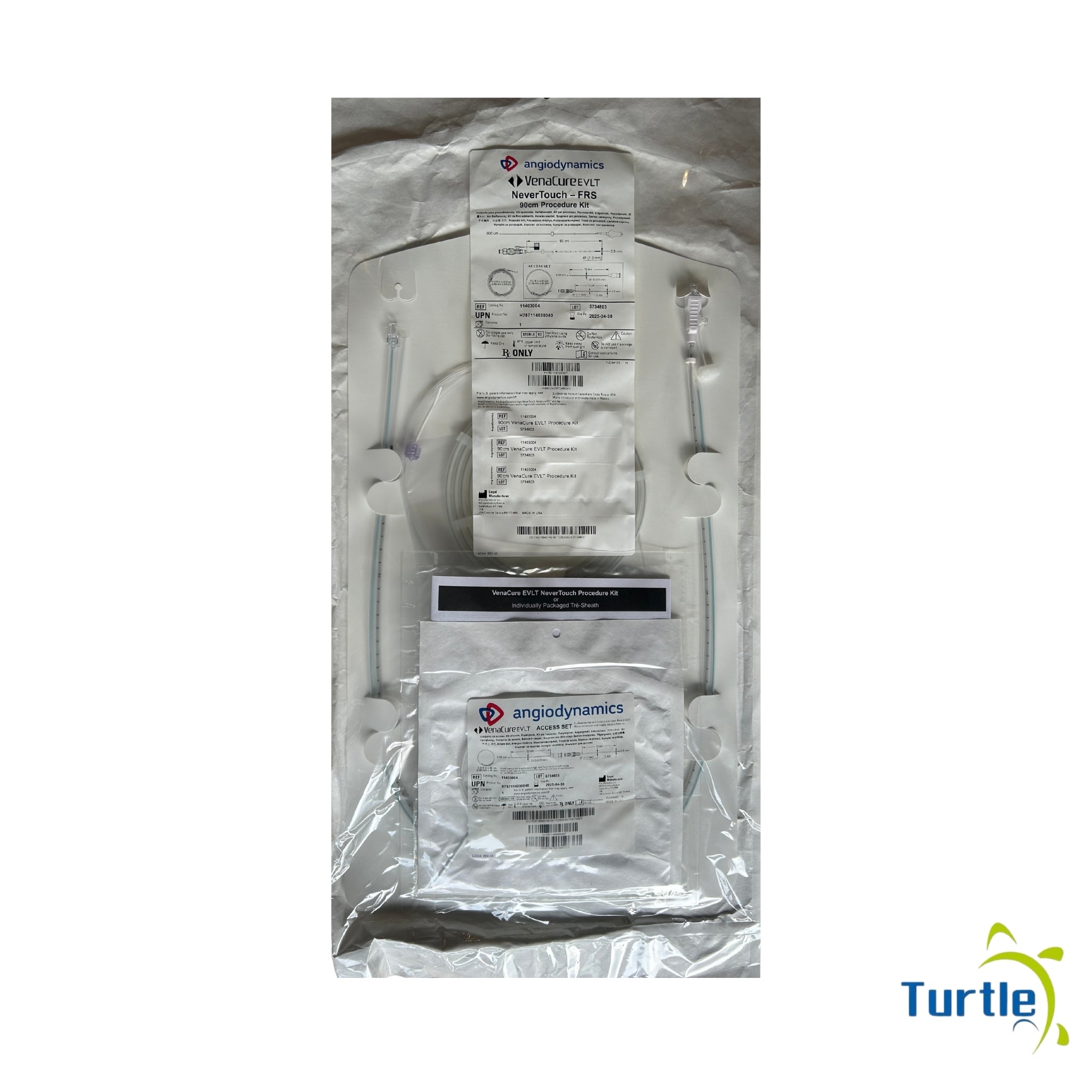 Angiodynamics VenaCureVLT NeverTouch - FRS - 90cm Procedure Kit - 2025-04-30