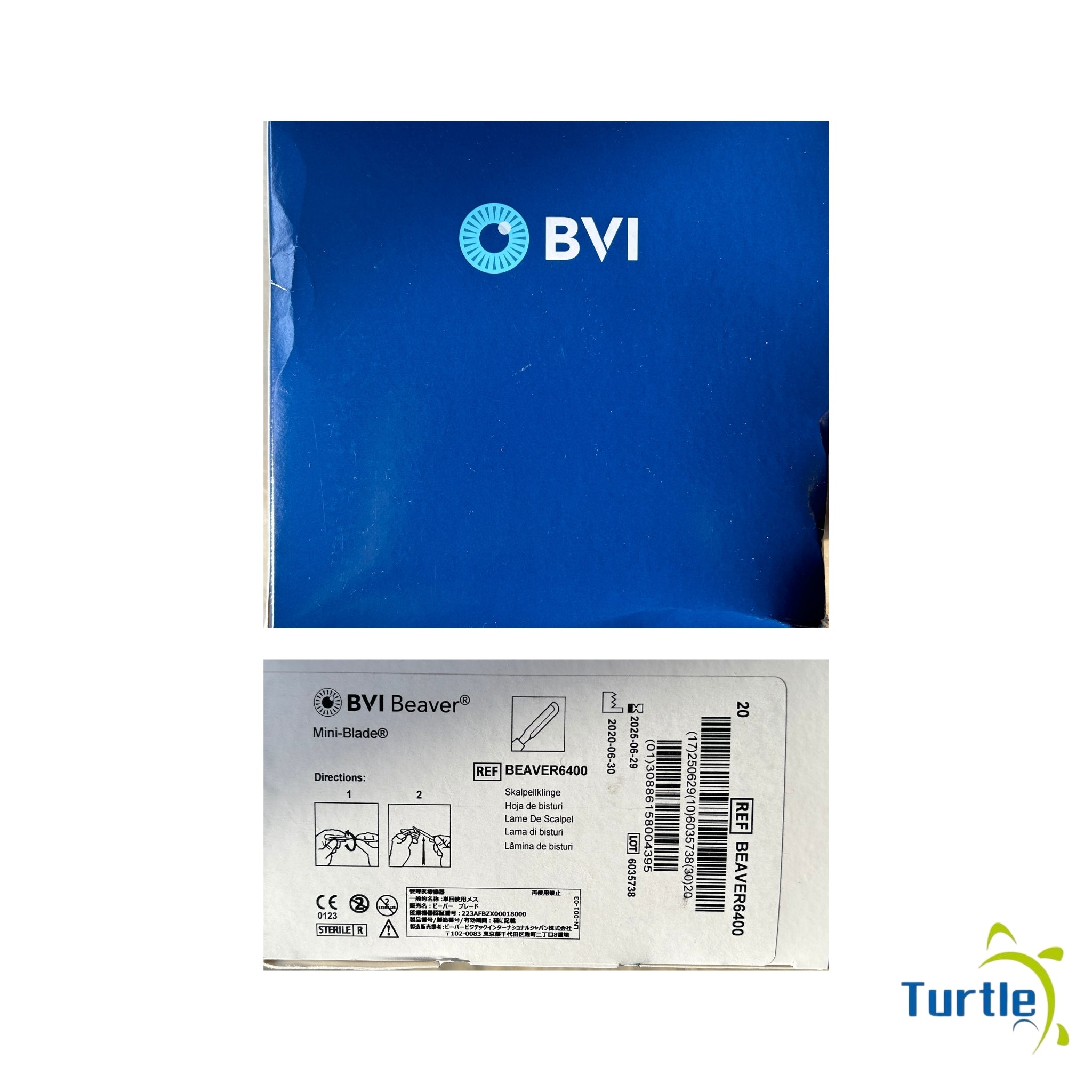 BVI Beaver Mini-Blade Box of 20 - 2025-06-29
