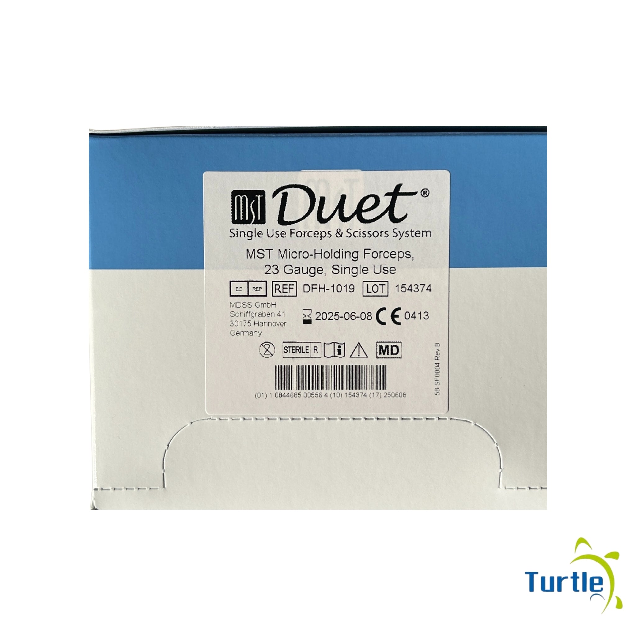 MSI Duet Single Use Forceps & Scissors System - MST Micro-Holding Forceps 23 Guage - Single Use - 2025-06-08