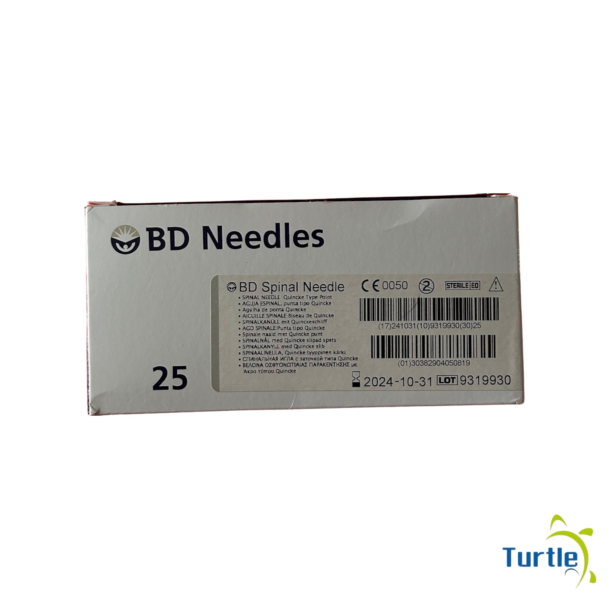 BD Needles BD Spinal Needle -  SPINDAL NEEDLE Quincke Type Point - 25 - STERILE ED - 2024-10-31
