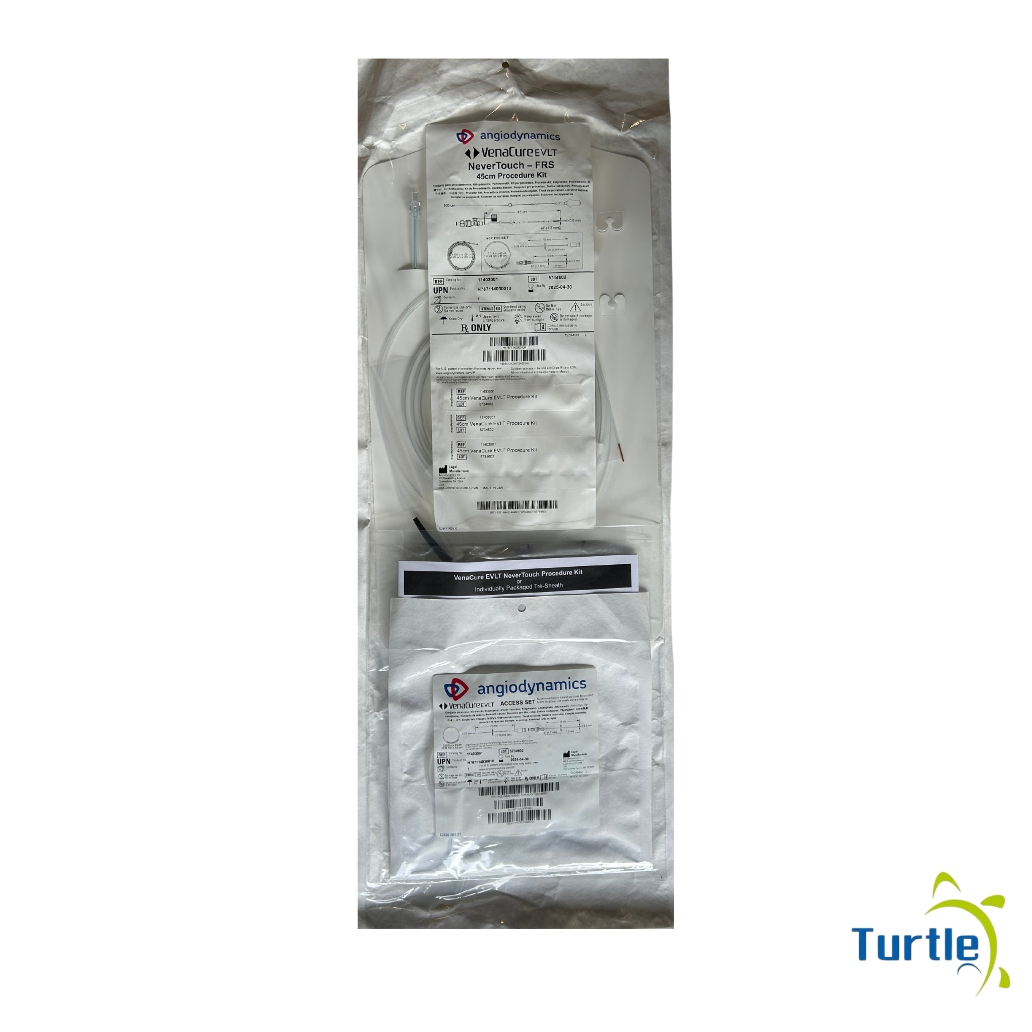 Angiodynamics VenaCureVLT NeverTouch - FRS - 45cm Procedure Kit - 2025-04-30