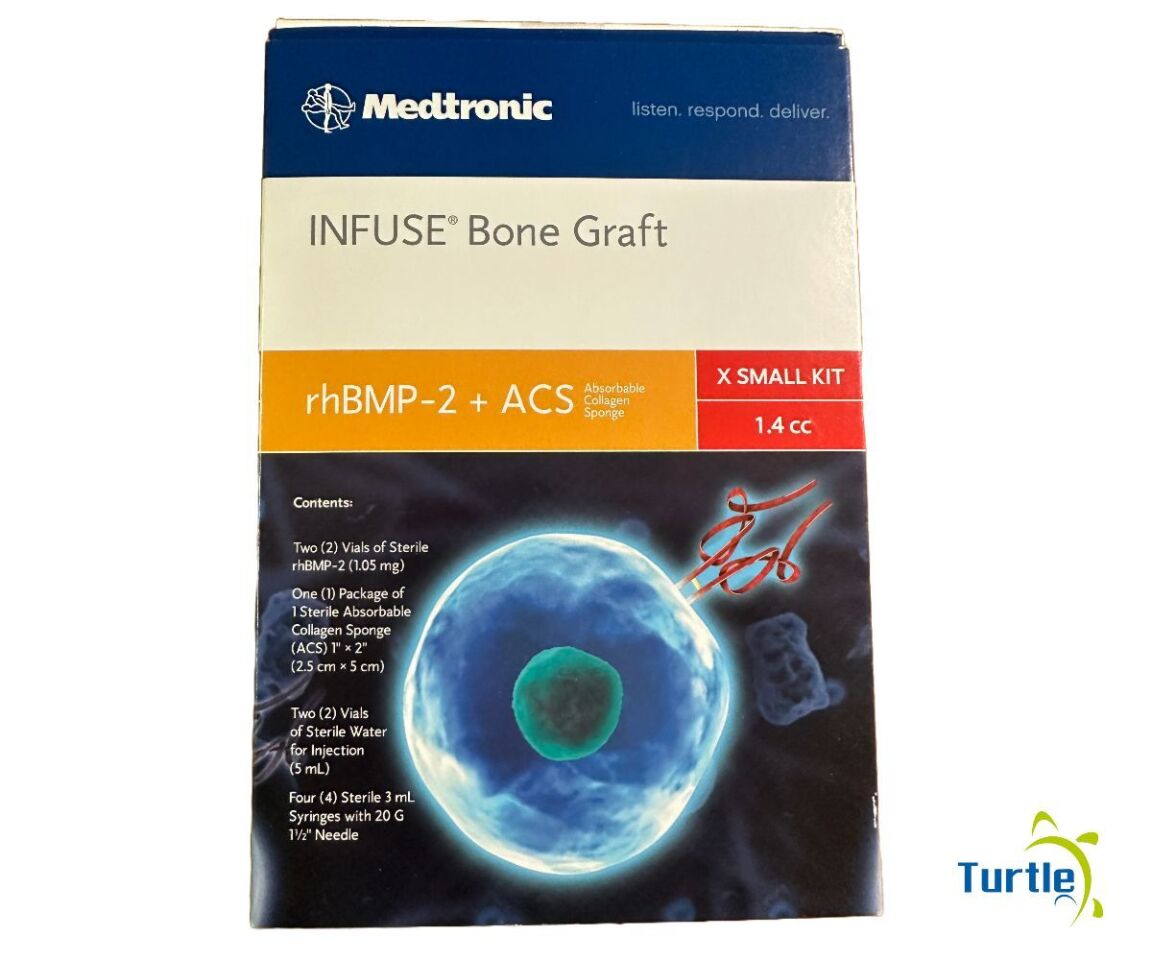 Medtronic INFUSE Bone Graft rhBMP-2 + ACS Absorbable Collagen Sponge X SMALL KIT 1.4 cc REF 7510100 Expired