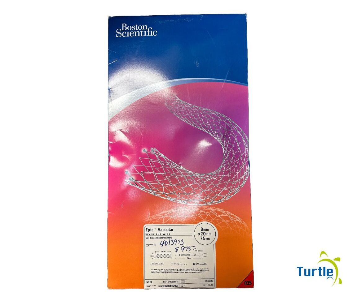 Boston Scientific Epic Vascular OVER-THE-WIRE Self-Expanding Stent System 8mm x 20mm x 75cm REF H74939200082070 Expired