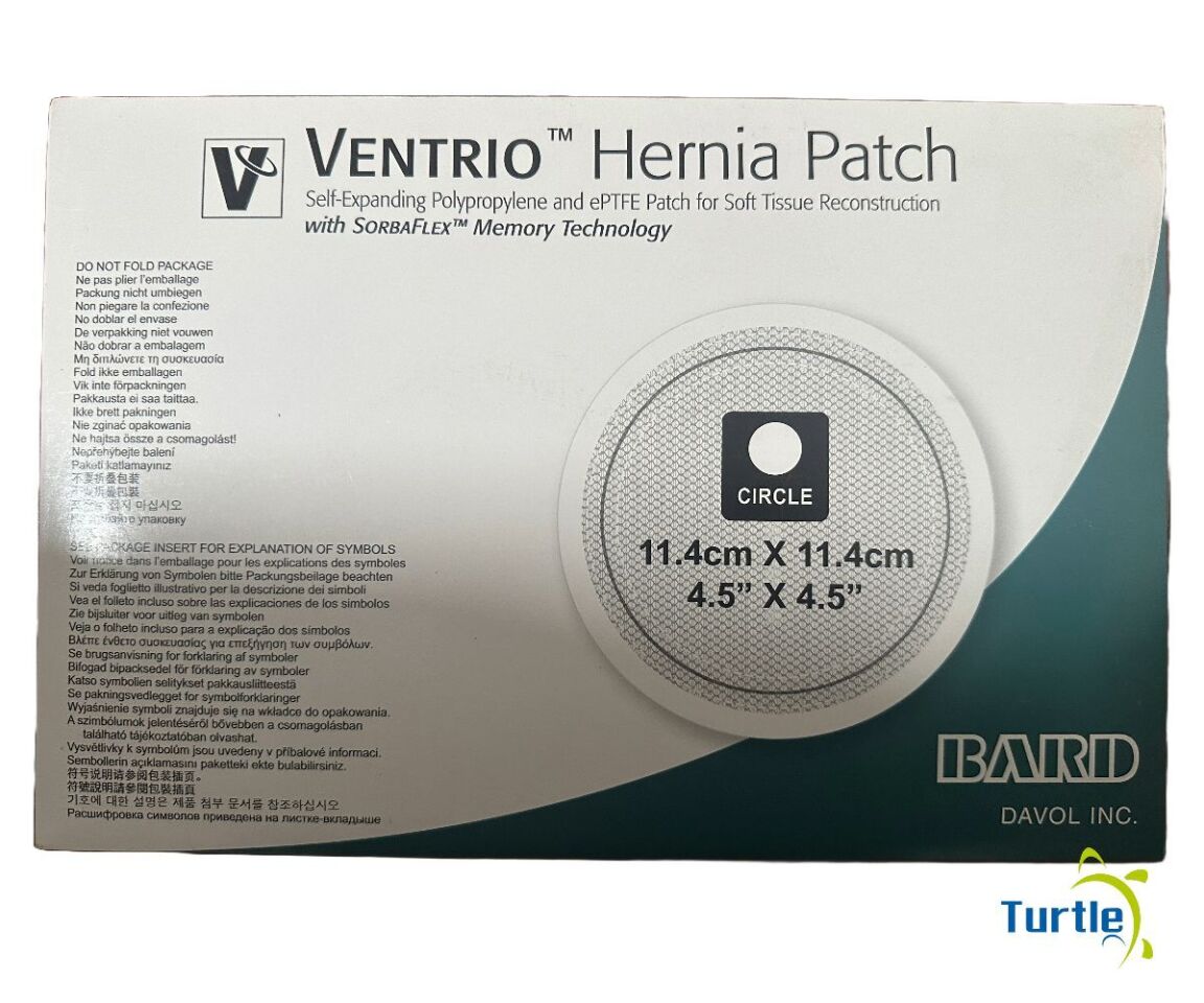 BARD VENTRIO ST Hernia Patch 11.4cm X 11.4cm REF 0010214 EXPIRED