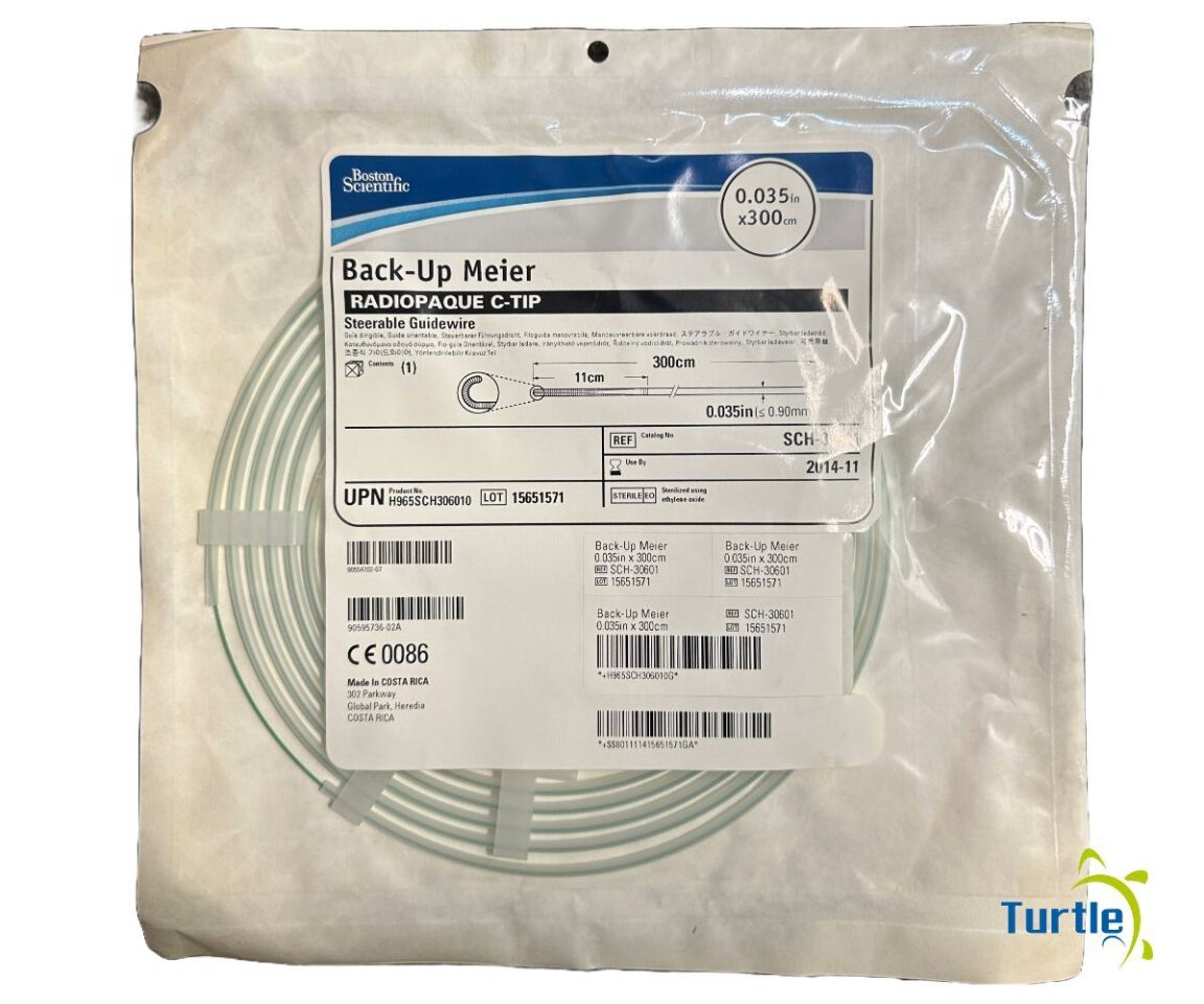 Boston Scientific Back-Up Meier RADIOPAQUE C-TIP Steerable Guidewire 0.035in x 300 cm REF SCH-30601 EXPIRED