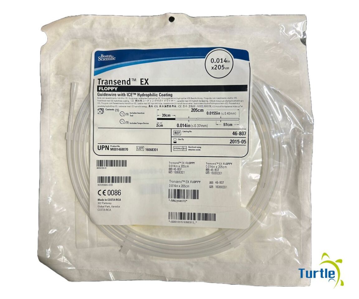 Boston Scientific Transend EX FLOPPY Guidewire with ICE Hydrophilic Coating 0.014in x 205cm REF 46-807 EXPIRED