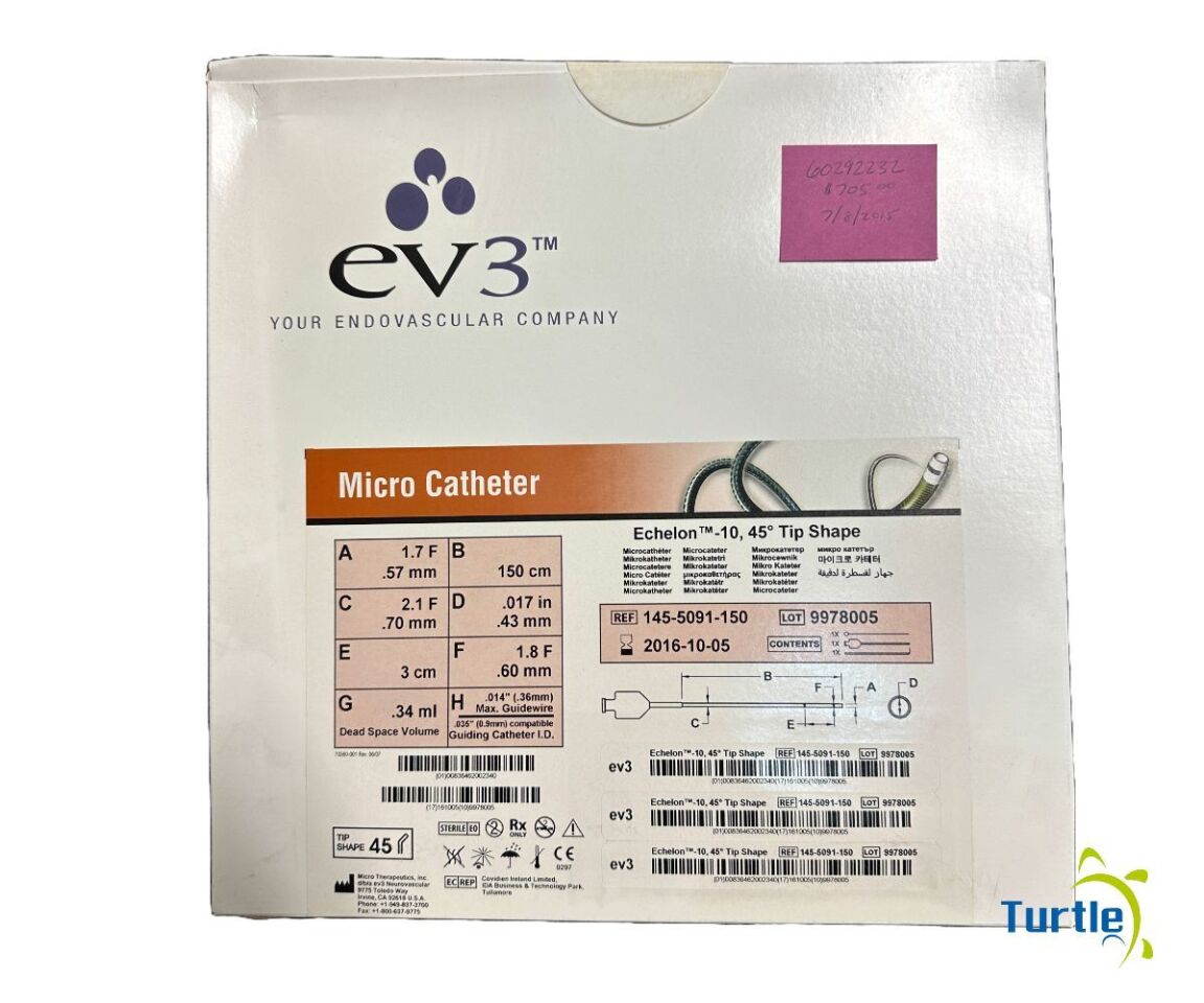 ev3 Micro Catheter Echelon -10. 45 Tip Shape REF 145-5091-150 EXPIRED