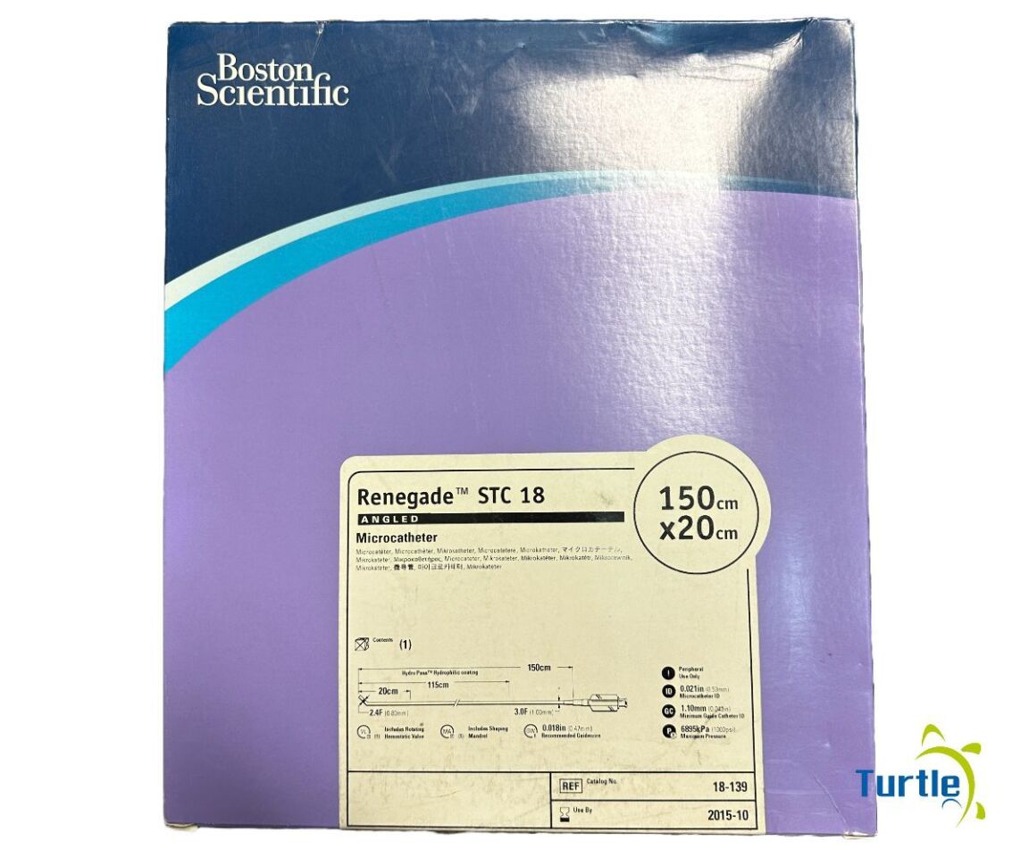 Boston Scientific Renegade STC 18 ANGLED Microcatheter 150cm x 20 cm REF 18-139 EXPIRED