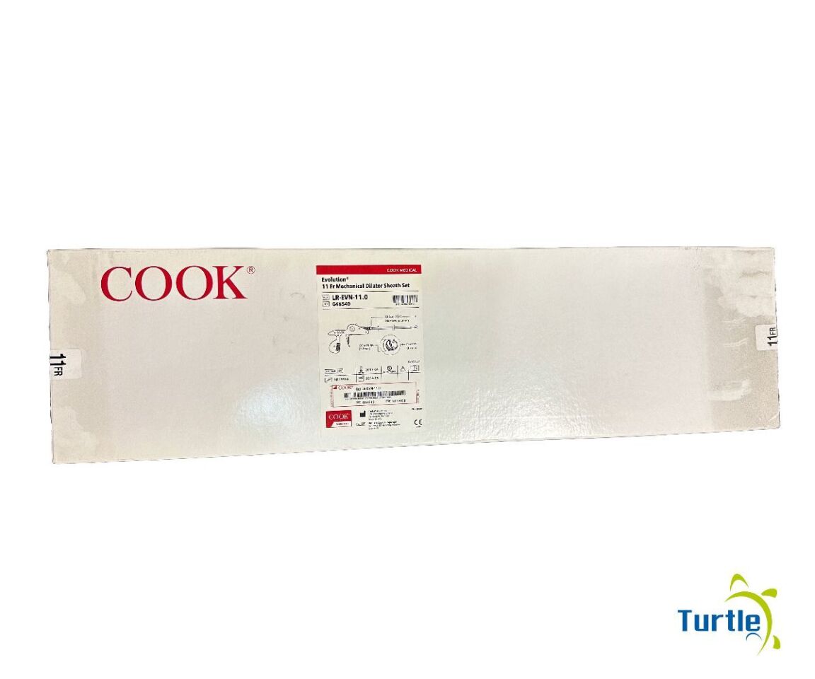 COOK MEDICAL Evolution 11 Fr Mechanical Dilator Sheath Set REF LR-EVN-11.0 G46540 EXPIRED