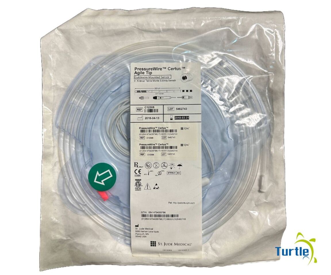 St. Jude Medical PressureWire Certus Agile Tip Guidewire Mounted Sensor REF C12308 EXPIRED