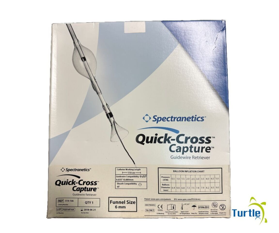 Spectranetics Quick-Cross Capture Guidewire Retriever REF 519-106 EXPIRED