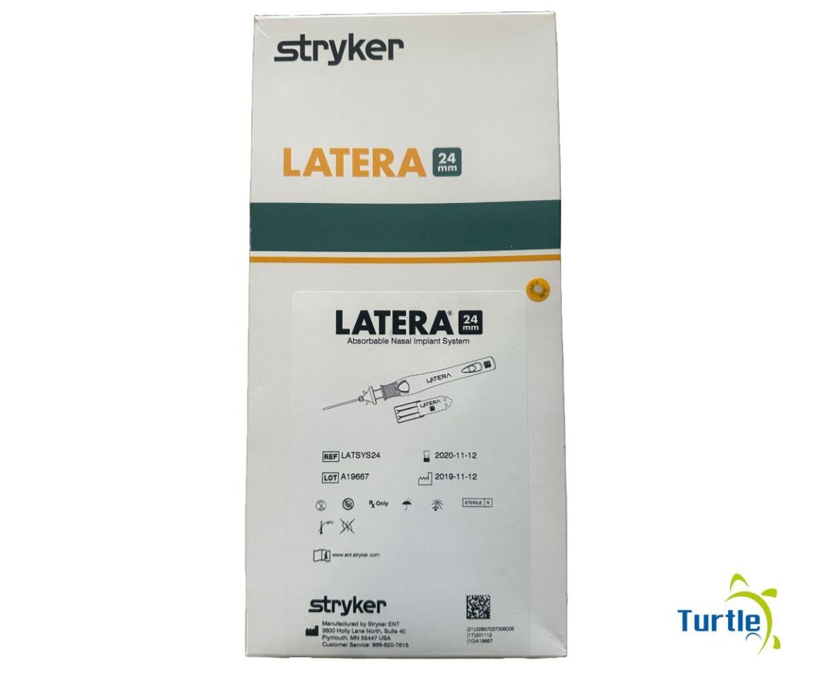 Stryker LATERA Absorbable Nasal Implant System 24 mm REF LATSYS24 EXPIRED
